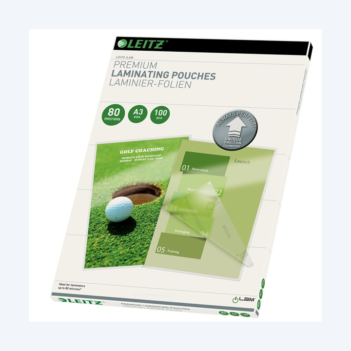 Pouches ILam A3 303x426 mm 2x80 micron — 72016 | Ecotempo