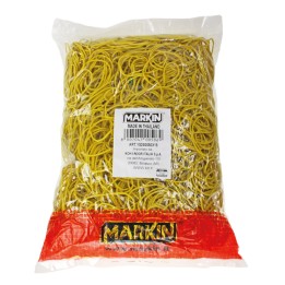 Elastici diametro 3 cm 1 kg gomma giallo Markin | Ecotempo