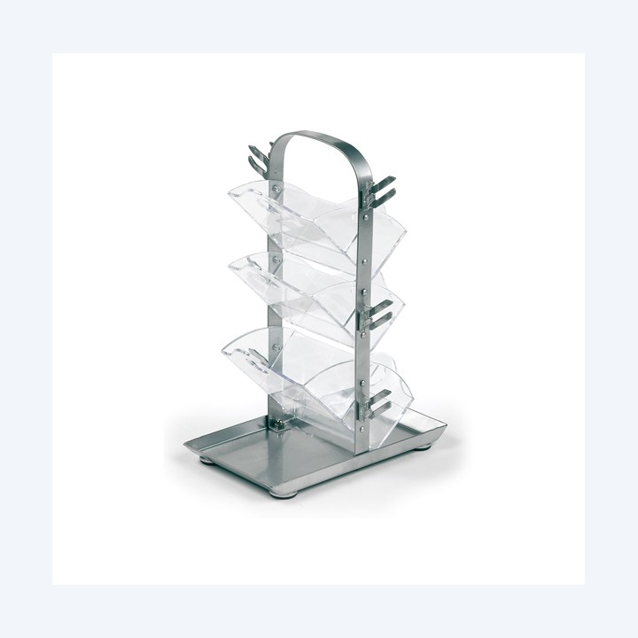 Portatimbri Fishbone 6+6 posti silver Turikan | Ecotempo