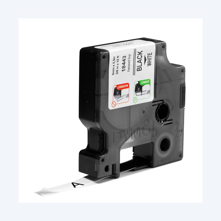 Nastro Rhino 18443 9 mm x 5,5 mt vinile — 72187 | Ecotempo