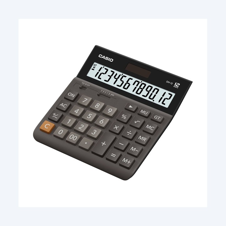 Calcolatrice da tavolo DH-12BK 12 cifre nero Casio | Ecotempo