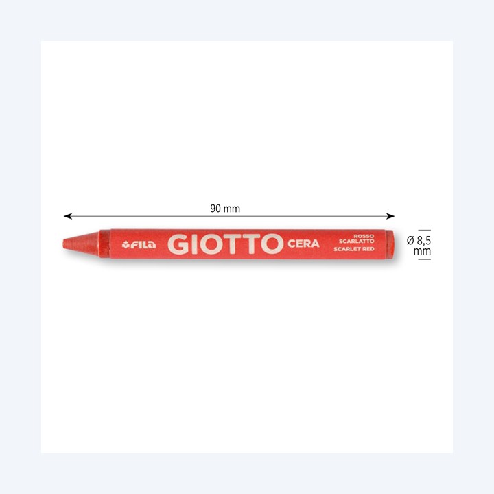Pastelli cera lunghezza 90mm con Ø — 72586 | Ecotempo