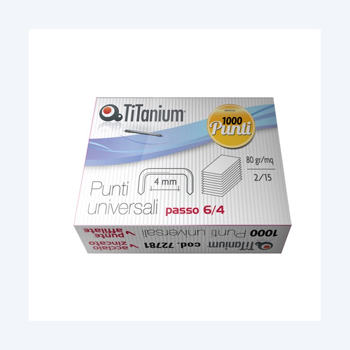 Punti universali 6/4 acciaio/zinco — 72781 | Ecotempo