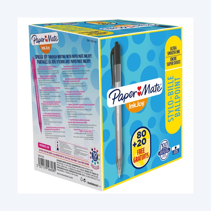 Penna a sfera a scatto Inkjoy 100 RT — 73371 | Ecotempo