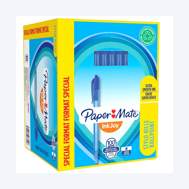 Penna a sfera a scatto Inkjoy 100 RT — 73372 | Ecotempo