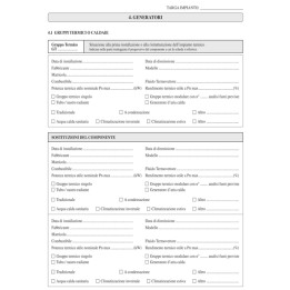 Libretto impianto climatizzazione — 73389 | Ecotempo