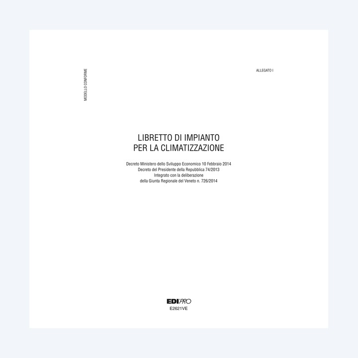 Libretto impianto climatizzazione — 73390 | Ecotempo