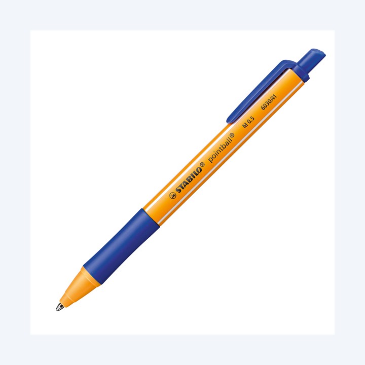Penna a sfera a scatto Pointball Green — 73408 | Ecotempo
