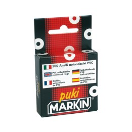 Salvabuchi adesivi trasparente Markin conf. 500 pezzi | Ecotempo