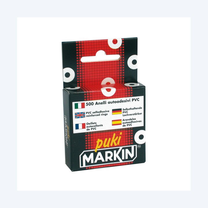 Salvabuchi adesivi trasparente Markin conf. 500 pezzi | Ecotempo