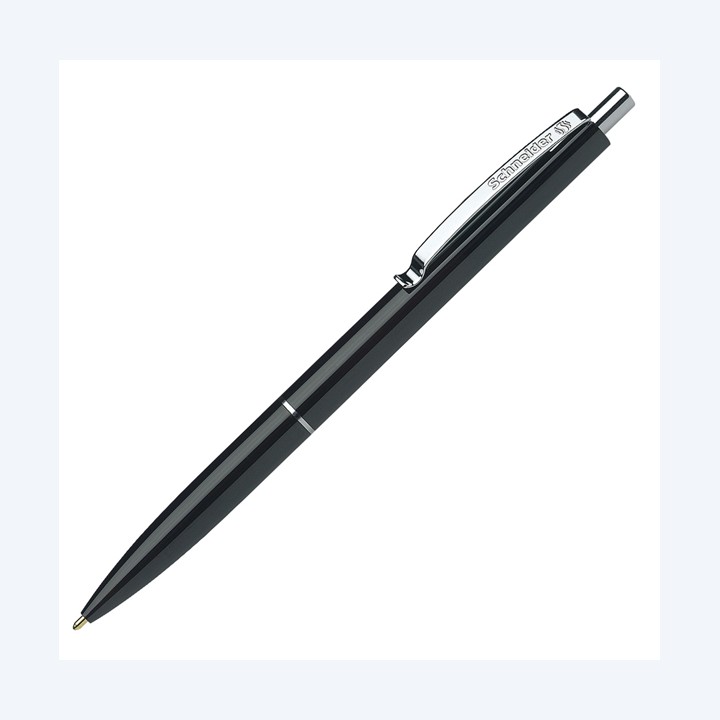 Penna a sfera a scatto K15 punta media nero Schneider | Ecotempo