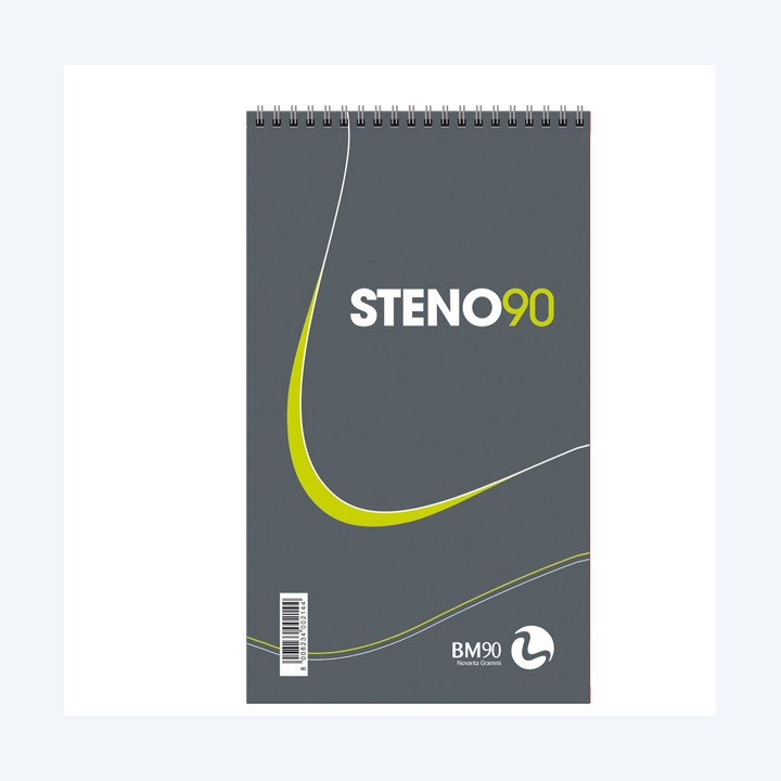 Blocco spiralato Steno 90 130 x 225mm 90gr 60 fogli BM | Ecotempo