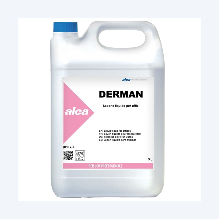Sapone liquido Derman fiorito Alca tanica da 5 L | Ecotempo