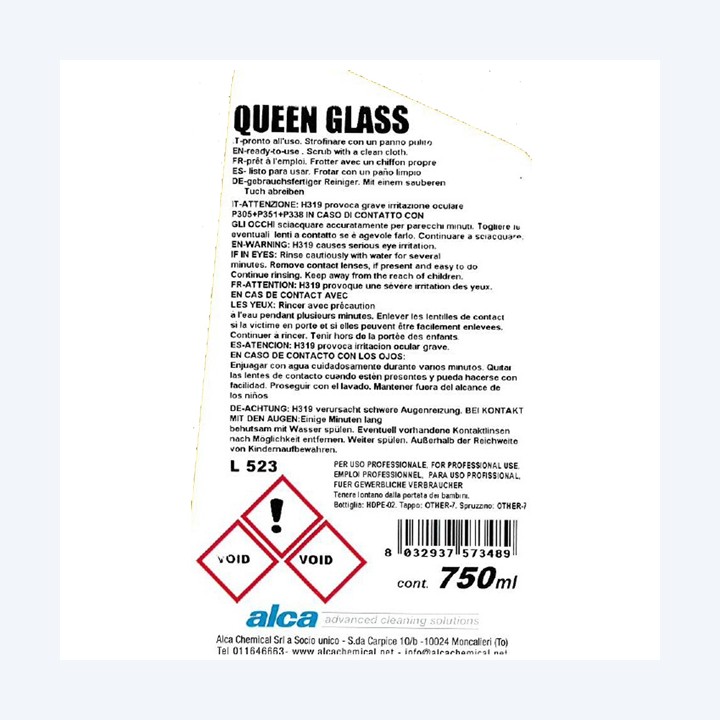 Detergente per vetri Queen Glass — 74148 | Ecotempo