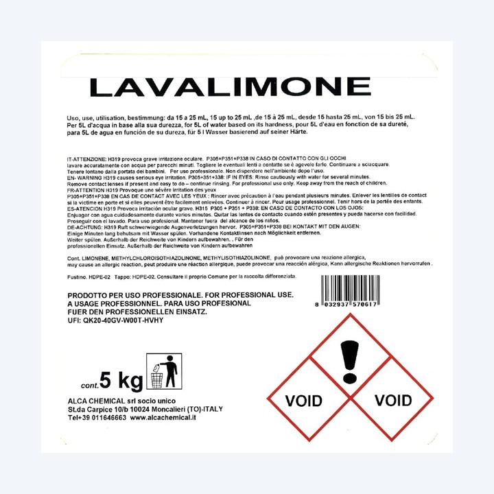 Detersivo per piatti Lavalimone Alca tanica da 5 L | Ecotempo