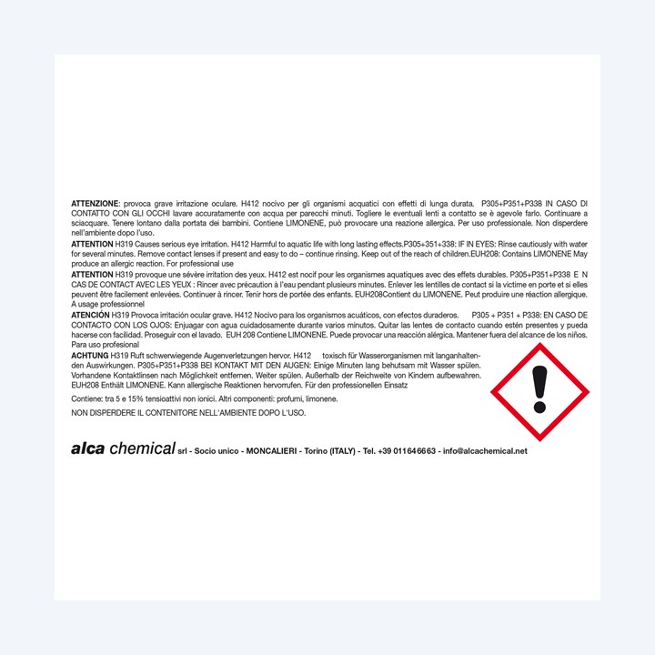 Sgrassatore Superconcentrato Linea — 74159 | Ecotempo