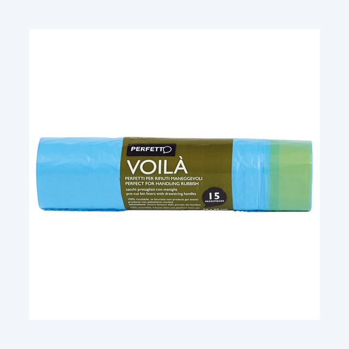 Sacchi per rifiuti con maniglie Voilà — 74177 | Ecotempo