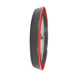 Orologio da parete Hornew diametro 30 cm rosso Alba | Ecotempo