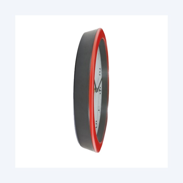 Orologio da parete Hornew diametro 30 cm rosso Alba | Ecotempo