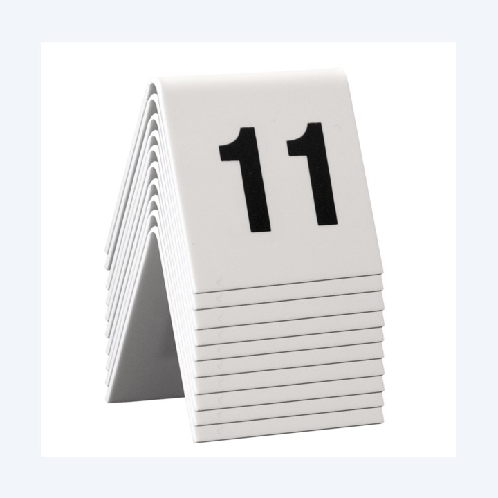 Numeri per tavoli set da 11 a 20 Securit | Ecotempo