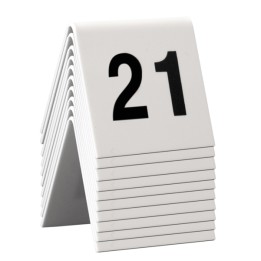 Numeri per tavoli set da 21 a 30 Securit | Ecotempo