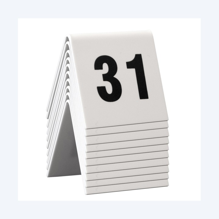 Numeri per tavoli set da 31 a 40 Securit | Ecotempo