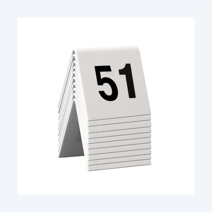 Numeri per tavoli set da 51 a 60 Securit | Ecotempo