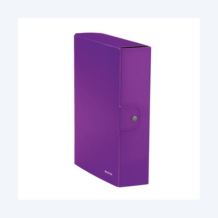 Scatola progetto WOW dorso 8 cm viola — 74613 | Ecotempo