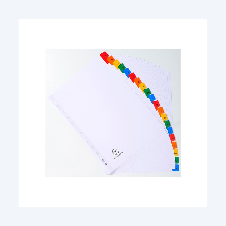 Separatore alfabetico A/Z cartoncino — 74627 | Ecotempo