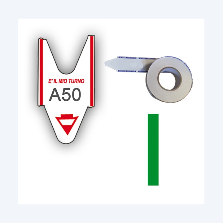Rotolo da 2000 ticket per elimina code — 74645 | Ecotempo