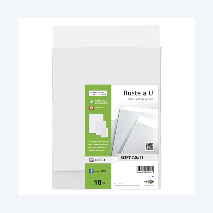 Buste a sacco Soft PPL 7,5 x 11 cm — 74707 | Ecotempo