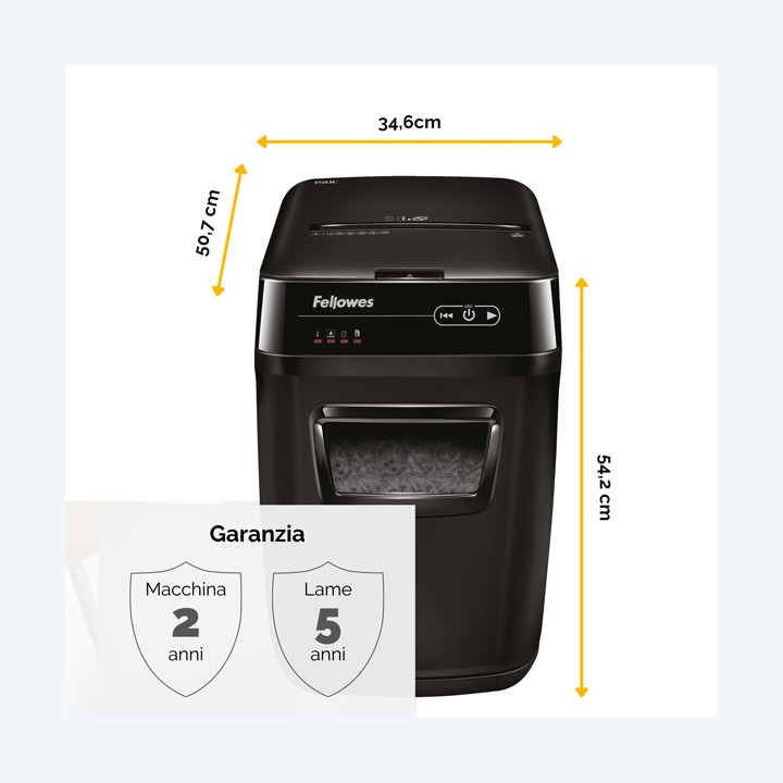 Distruggidocumenti AutoMax 150C a — 74780 | Ecotempo