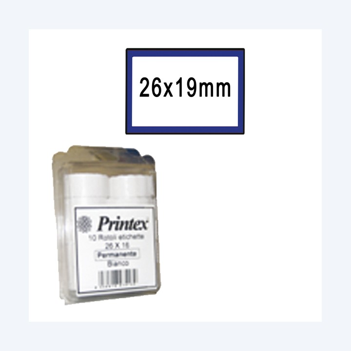 Rotolo da 600 etichette per Printex Z — 74911 | Ecotempo