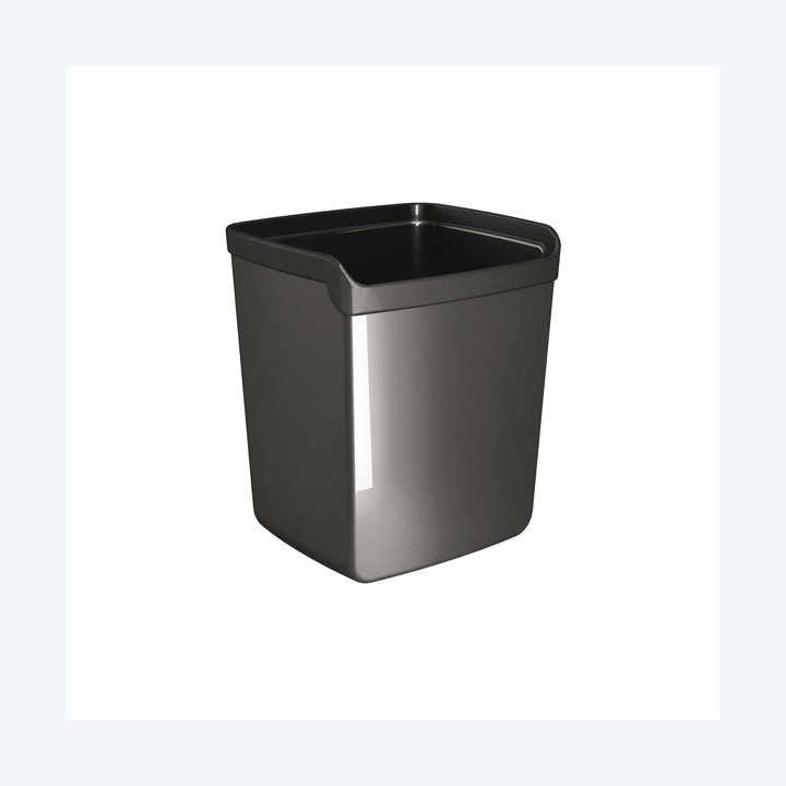 Bicchiere portapenne Mydesk 8,7 x 7,4 x 10 cm nero Arda | Ecotempo