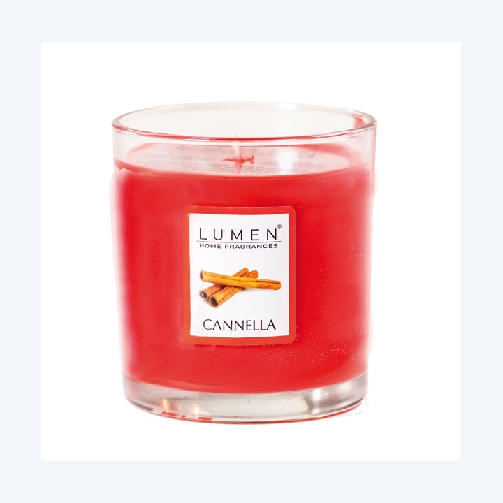 Candela in bicchiere cannella Lumen | Ecotempo
