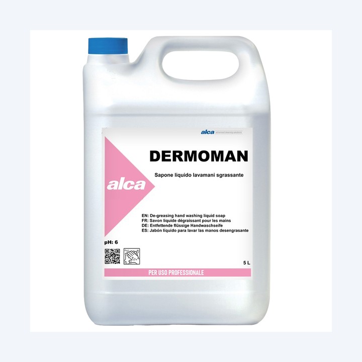 Sapone liquido Dermoman fiorito sporco — 76484 | Ecotempo