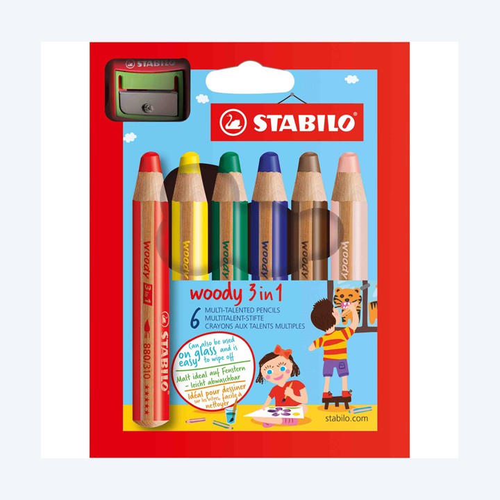 Pastelli Woody 3 in 1 diametro mina 10 — 76510 | Ecotempo