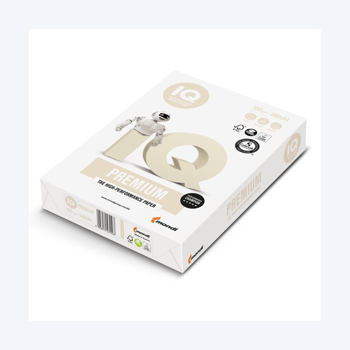Carta IQ Premium A4 100 gr bianco Mondi conf. 500 fogli | Ecotempo