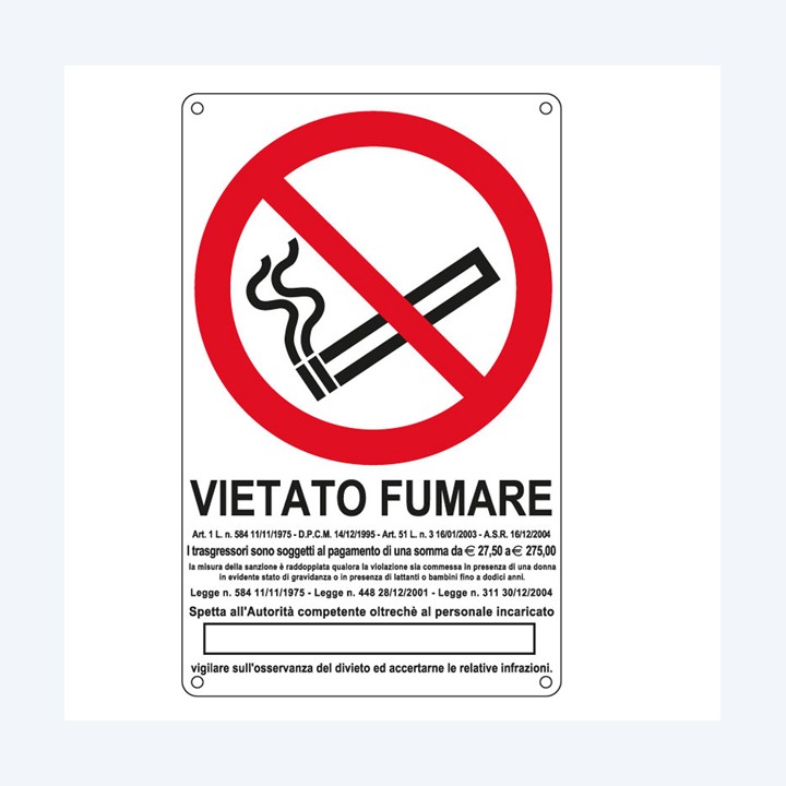 Cartello segnalatore 27x43 cm VIETATO — 76894 | Ecotempo