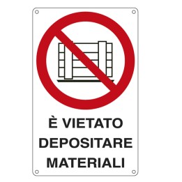 Cartello segnalatore 27x43 cm È VIETATO — 76896 | Ecotempo