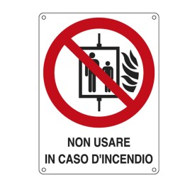 Cartello segnalatore 11,5x16 cm NON — 76898 | Ecotempo