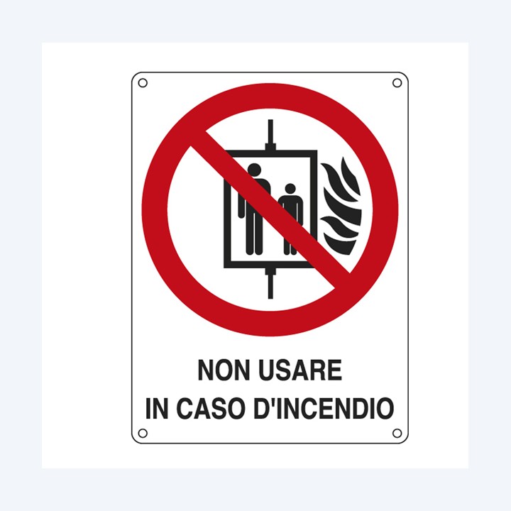 Cartello segnalatore 11,5x16 cm NON — 76898 | Ecotempo