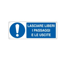Cartello segnalatore 35x12,5 cm — 76901 | Ecotempo