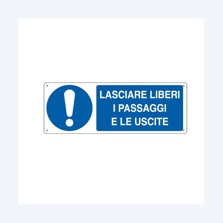 Cartello segnalatore 35x12,5 cm — 76901 | Ecotempo