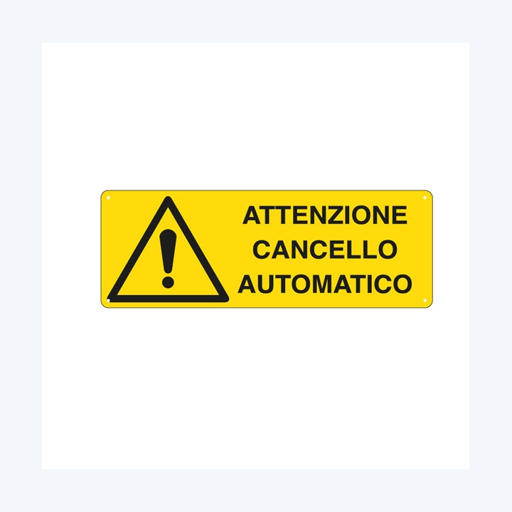 Cartello segnalatore 35x12,5 cm — 76905 | Ecotempo