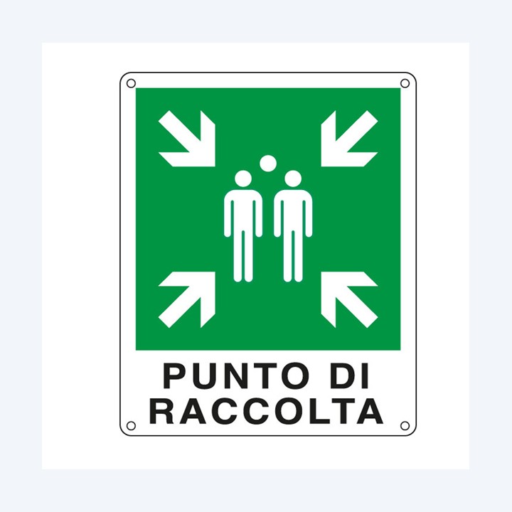 Cartello segnalatore 25x31 cm PUNTO DI — 76912 | Ecotempo