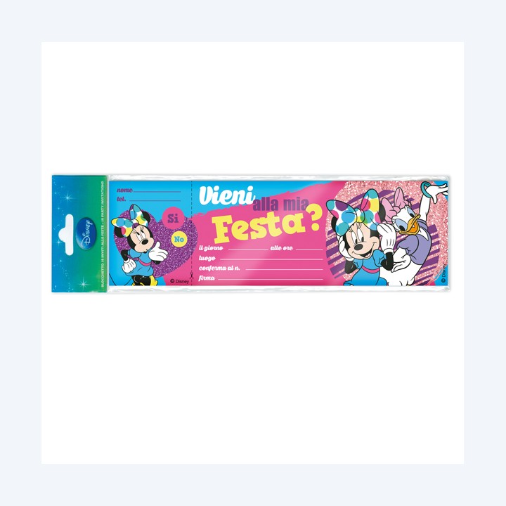 Blocchetto invito alla festa Minnie — 76957 | Ecotempo