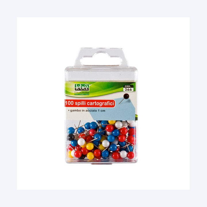 Spilli cartografici a sfera colori — 77090 | Ecotempo