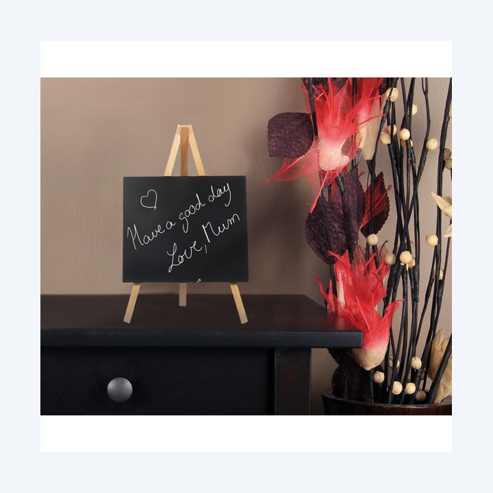 Mini Lavagna con cavalletto 24,4 x 15 cm faggio Securit | Ecotempo