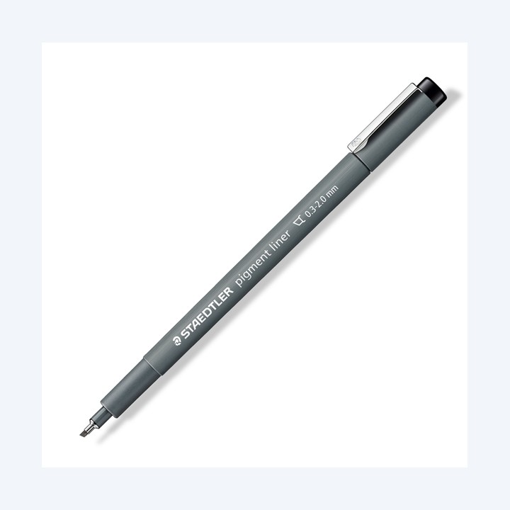 Pennarello Pigment Liner 308 2,0mm nero Staedtler | Ecotempo